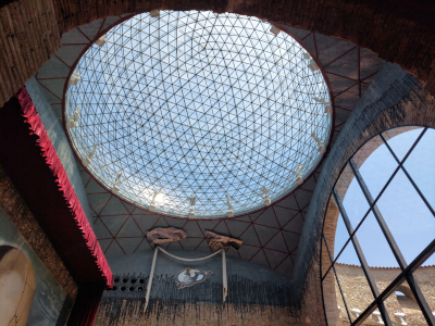 Dalí Színház-Múzeum kupolája Figueres