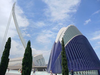 Valencia Óceonogràphic modern építészet