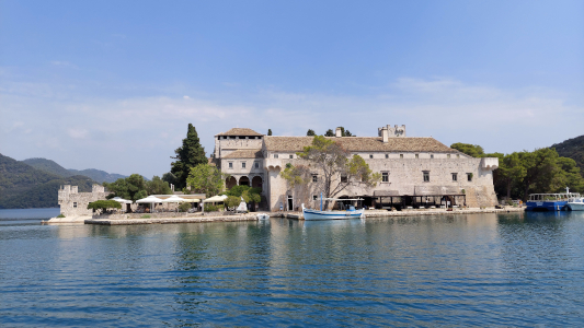 Mljet Nemzeti Park kicsi sziget Horvátország