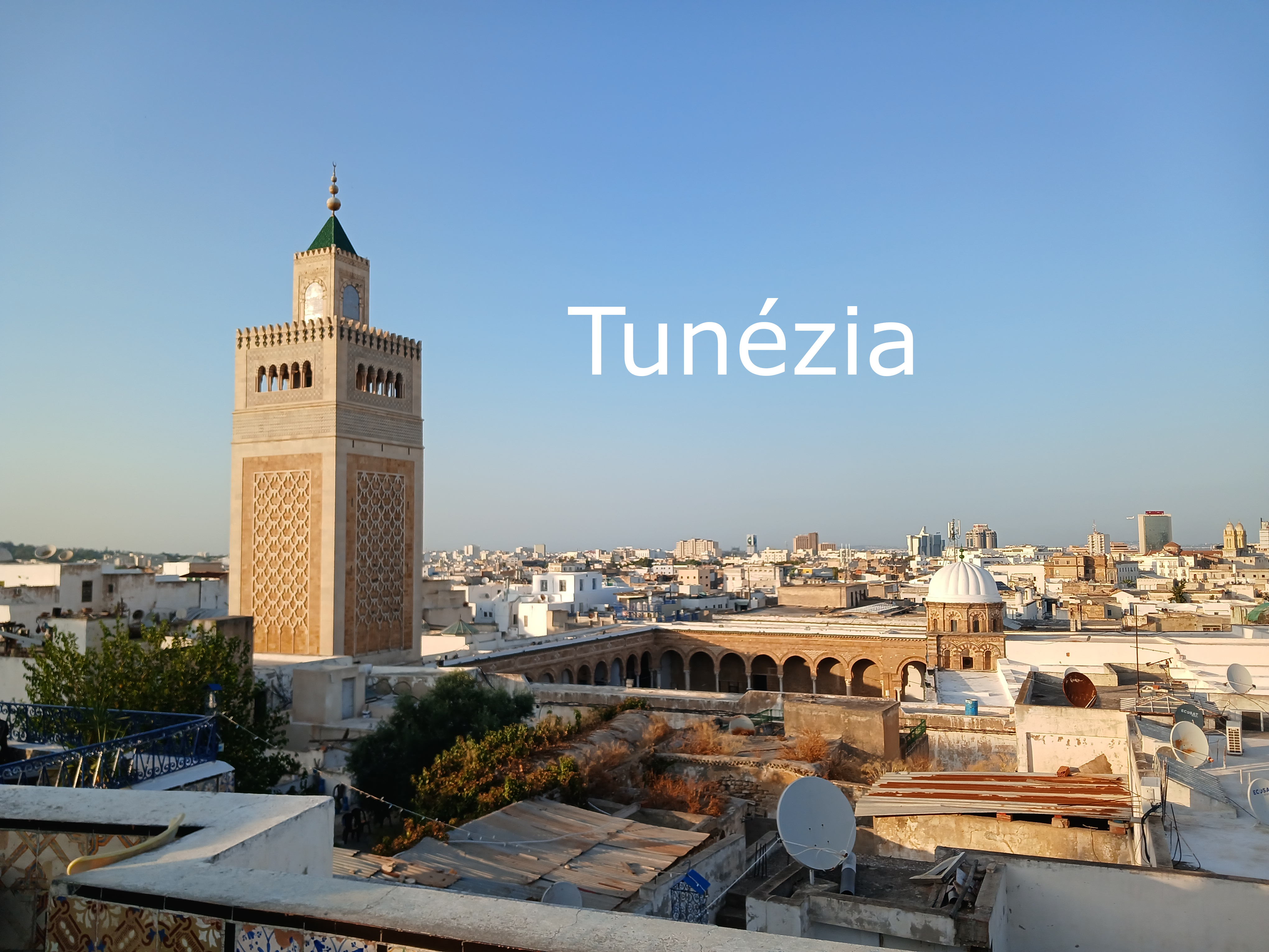 Tunézia, Tunisz kilátás, utazás