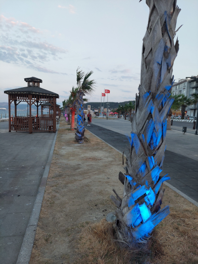 Eceabat tengerparti sétánya este