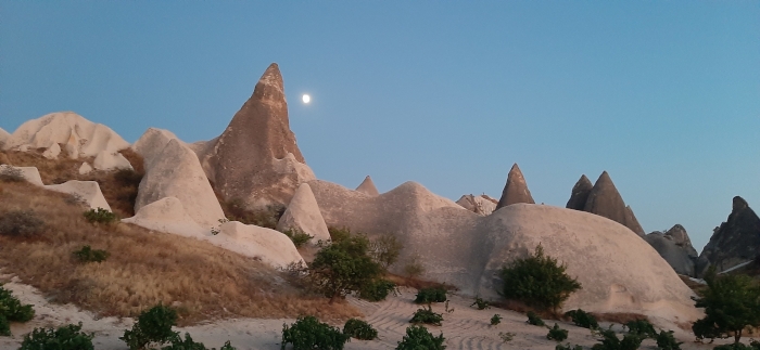 Rózsaszín-völgy Kappadókia Törökország