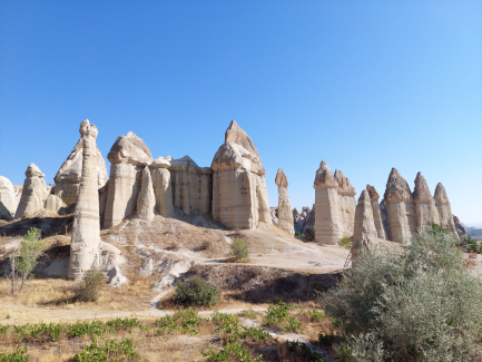 Love Valley trail Cappadocia Turkey