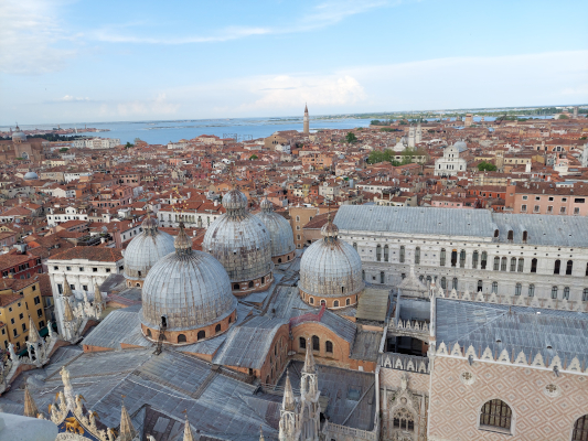 Campanile kilátás Velence Olaszország
